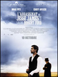 Affiche du film “ L'assassinat de Jesse James par le lâche Robert Ford", de Andrew Dominik.