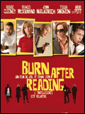 Affiche du film “ Burn after Reading", de Joel et Ethan Coen.
