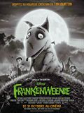 Affiche du film "Frankenweenie", de Tim Burton.